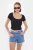 Scoop Nek Crop Top