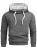 Alessandro Salvarini Sweatshirt ‘Paolo’  donkergrijs / wit