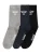 Hummel Sokken ‘Sutton’  donkerblauw / grijs gemêleerd / zwart / wit