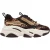 Steve Madden Possession-E-platformsneakers voor dames (Bruin/paars geruit)
