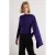 TRENDYOLMİLLA Dames Paars Effen Lang Getailleerd Blouses