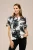 Camilla Print Top Zwart / Wit