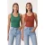 Fitted U-hals Gebreide 2-Pack Tanktop