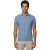 Polo korte mouw Cavallaro Milanio blauw gebreid