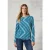 Cecil Dames Shirt van verengaren met patroon in Blauw
