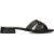 Lina Locchi Slippers Led Knoop Slipper Zwart