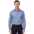 John Miller overhemd blauw effen katoen