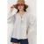 Gestructureerde Seersucker V-hals Blouse met Strikje