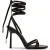Steve Madden Neri Sandals Black Patent