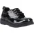 Hush Puppies Keeley Meisjes Zwarte Veterschoenen Van Leer