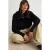 TRENDYOLMİLLA Dames Zwart Effen Lang Oversized Vesten