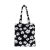 Life of Bulu teddy shopper met bloemenprint zwart/wit