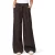 Scotch & Soda Tailored Wide Leg Pants W Tie Brown Pinstripe