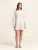 St MRLO Jurk ‘Liane’  lichtblauw / pink / rosa / wit