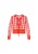 Fabienne Chapot Gebreid vest  crème / oranje / rosa