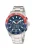 NAUTICA Analoog horloge ‘ONE’  blauw / rood / zilver