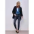 Street One Dames Jeans met smalle pijpen in Blauw