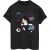 Disney Dames/Dames Mickey Mouse Team Mickey Voetbal Katoenen Vriendje T-shirt (Zwart)