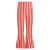 The New Chapter flared gestreepte legging rood