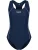 Hummel Sportbadpak ‘Pulse Piping’  enziaan / wit