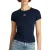 Tommy Hilfiger Slim Badge Ribbed Shirt Dames