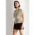 Choker Kraag Polkadot Blouse