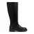 Windsorsmith Dames Zwarte Fuax Leren Kniehoge Laarzen – Zegen