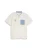 TOM TAILOR Shirt  duifblauw / wit