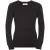 Russell Collectie Dames/Dames V-hals gebreide trui (Houtskool mergel)
