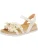 THINK! Sandalen met riem ‘Koak’  lichtbeige