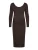 Only Maternity Jurk ‘OLMSANNE’  chocoladebruin