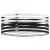 Nike Klassieke Flexibele Slanke Haarband (Set van 6) (Zwart/Wit)