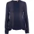 Transparante jurk in etnische stijl, marineblauw