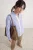 Trendyol Modest Dames Blauw Gestreept Lang Oversized Modest Overhemden