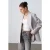 Lange Crepe Blazer Jas