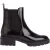 Rocket Dog Dames Iggie Patent Leren Blokhak Chelsea Boots (Zwart)