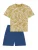 SCHIESSER Nachtkledij ‘ Nightwear ‘  blauw / kaki / wit
