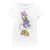 Disney Dames/Dames Klassiek Daisy Eend T-Shirt (Wit)