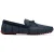 SWIMS Braided Lace Lux Loafer Driver Navy/deep Red