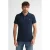 Petrol Industries regular polo donkerblauw