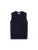 GOBI Cashmere Gebreide bodywarmer ‘Women’s Essential Cashmere Crewneck Vest’  navy