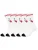 UNABUX Sokken ‘Touchdown’  rood / zwart / wit