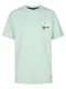 Petrol Industries Shirt ‘Aguila’  smaragd / mintgroen / zwart / wit