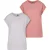 Urban Classics Dames verlengd schouder t-shirt (set van 2)