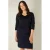 Base Level Curvy rok Amily donkerblauw