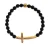 Nialaya Agaatsteen Gouden CZ Kruis 925 Zilveren Armband