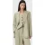 AllSaints Averie Ten Blazer Sage Green