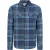 Mountain Warehouse Heren Overhemd met lange mouwen in molton (Donkerblauw)