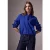 Street One Studio Dames Losvallende blouse in Blauw