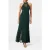 Forever New Winslet Lace Splice Maxi Dress Dark Green